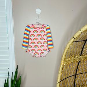 Hatley baby girl rash guard 🌈